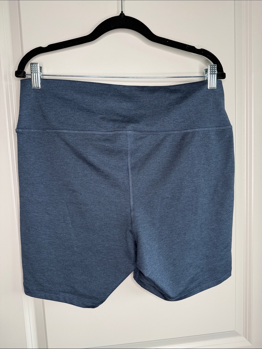 Old Navy Women’s High-Rise Bike Shorts — Slate Blue - Picture 4 of 4